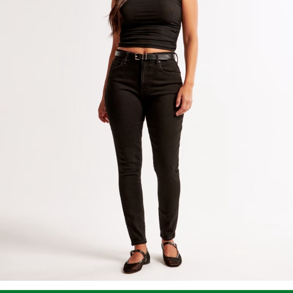 Abercrombie & Fitch Curve Love High Rise Super Skinny